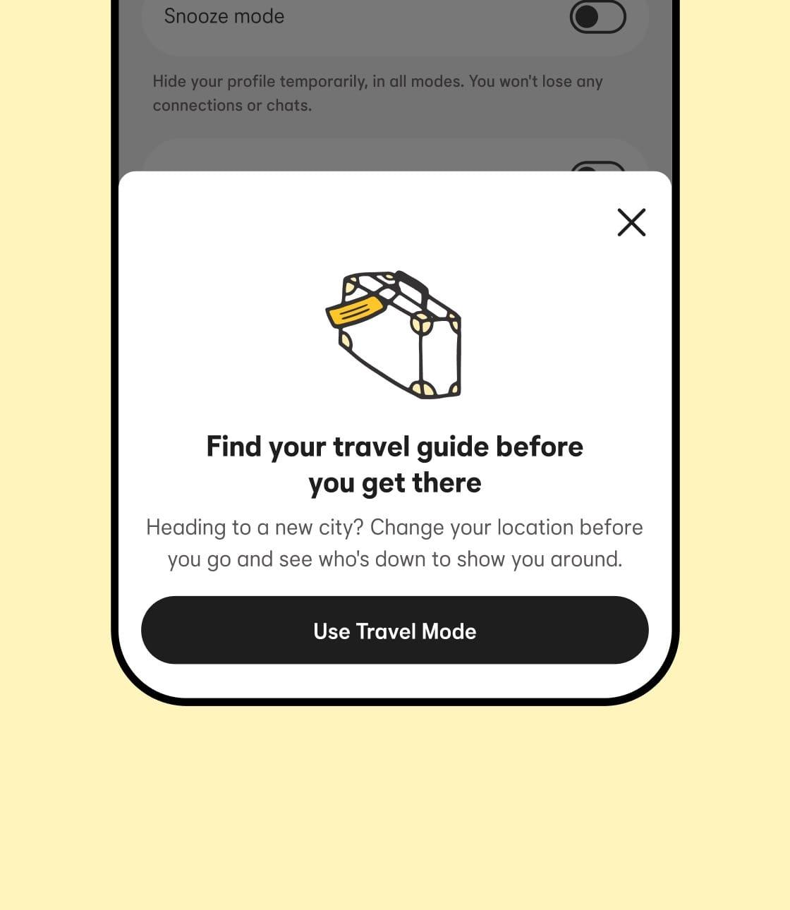 Bumble s travel mode date wherever you go bumble