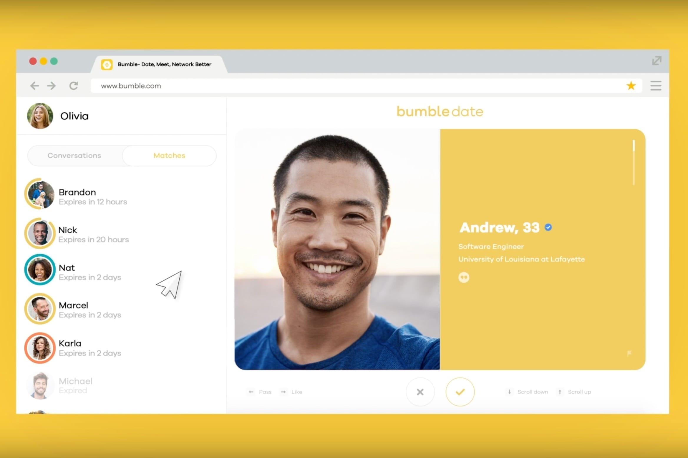 Bumble Web: The Bumble Experience, Without Your Phone!