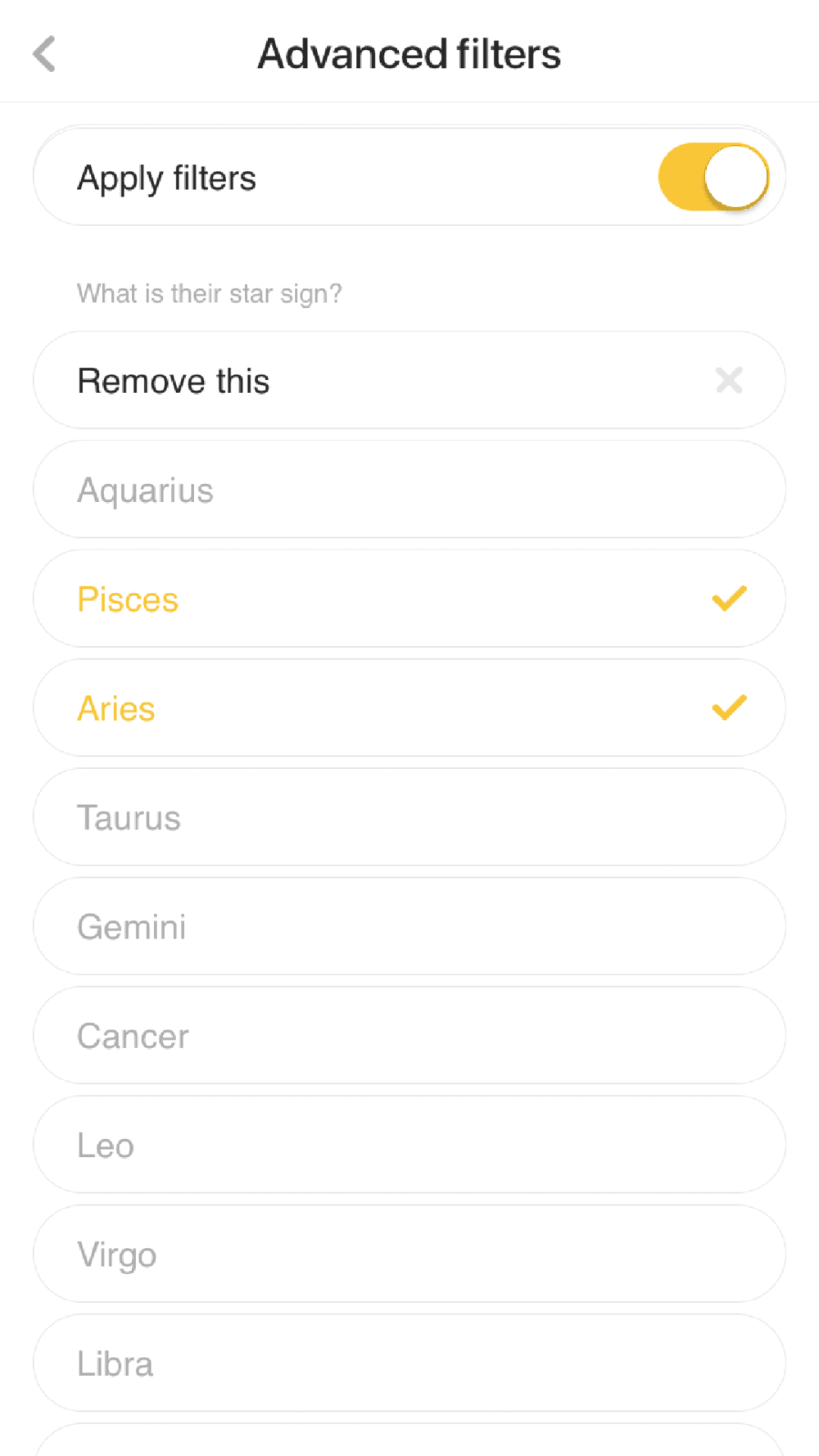 Bumble How to Use Filters on Bumble