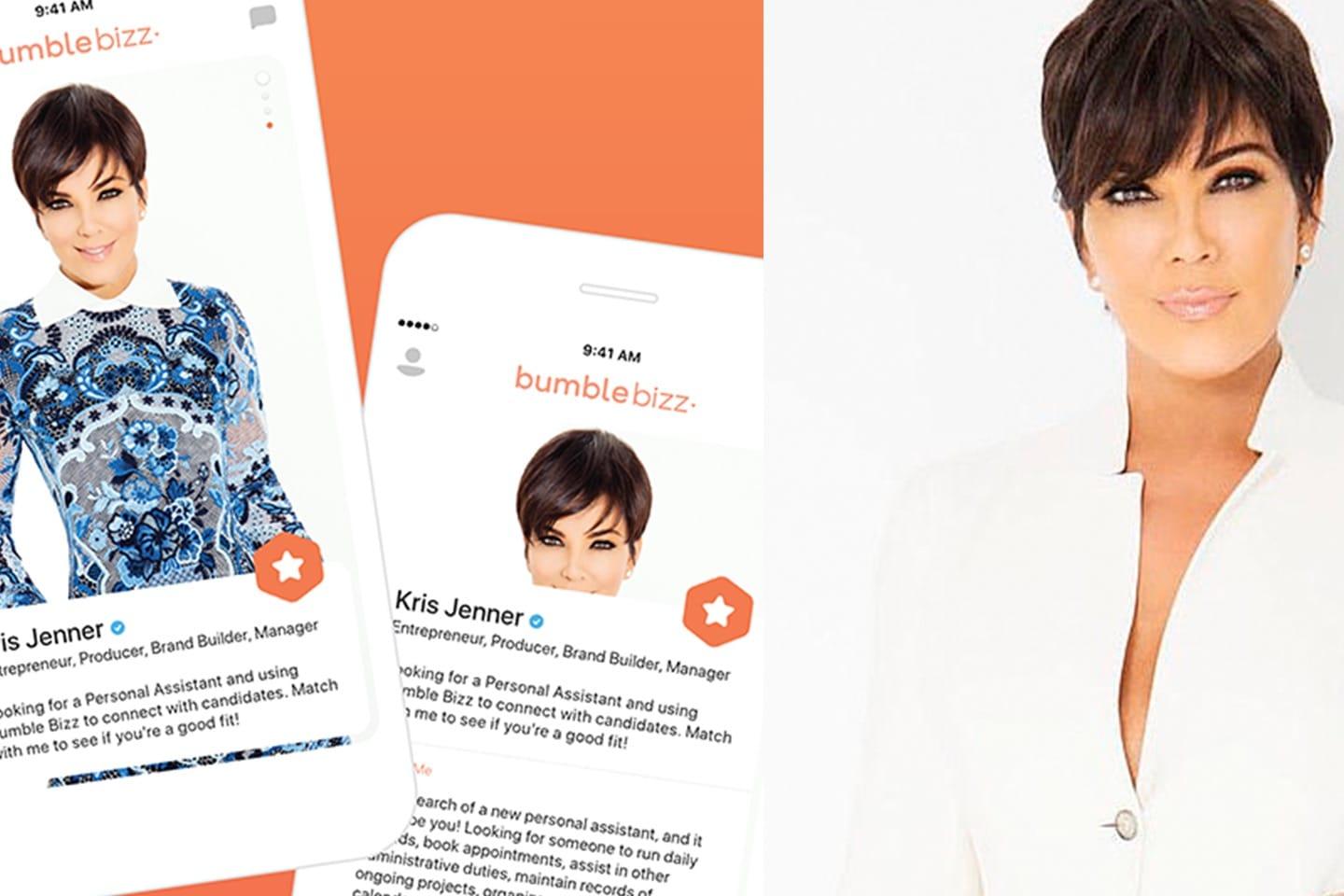 Can You Keep Up with Kris Jenner? She’s Hiring on Bumble Bizz