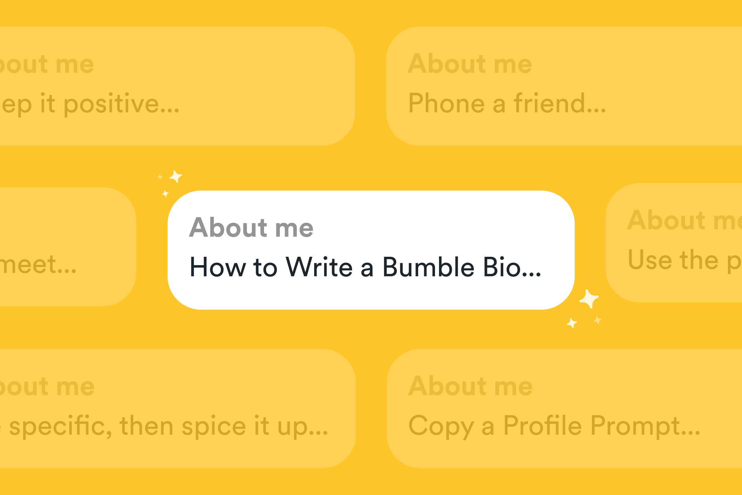 How to Write the Best Bumble Bio